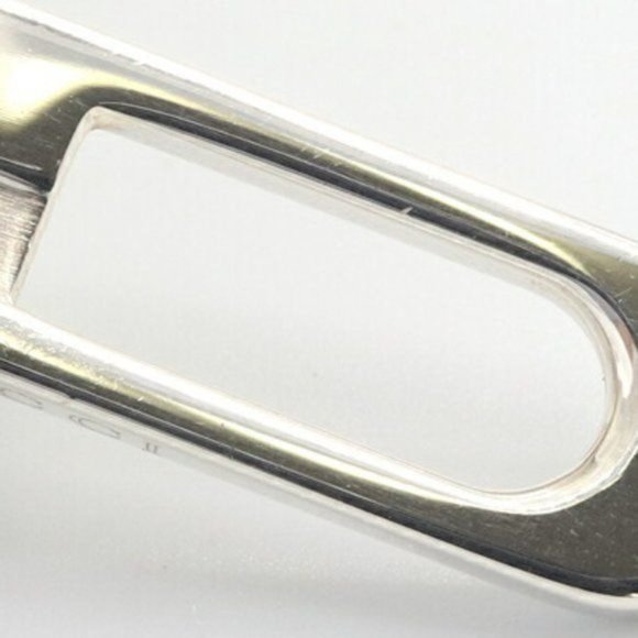 Gucci Sterling Silver Three Strand Lariat w Square G Clasp - Picture 13 of 14